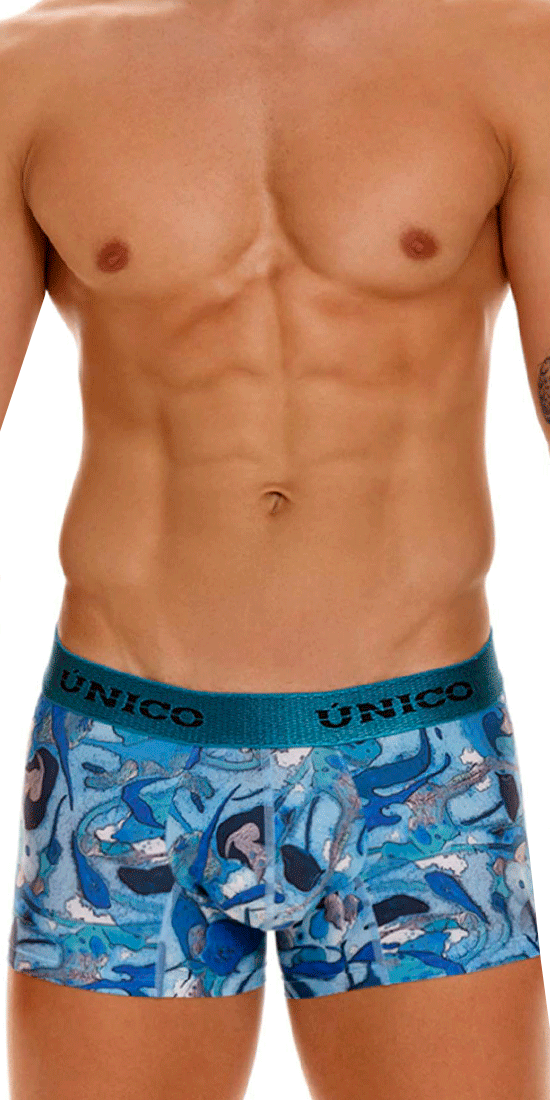 Unico 23080100106 Atlantida Trunks 46-blue – MensUnderwearStore