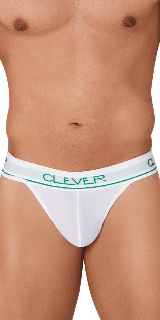 Clever 0921 Tribal Thongs White –  - Men's Underwear  and Swimwear