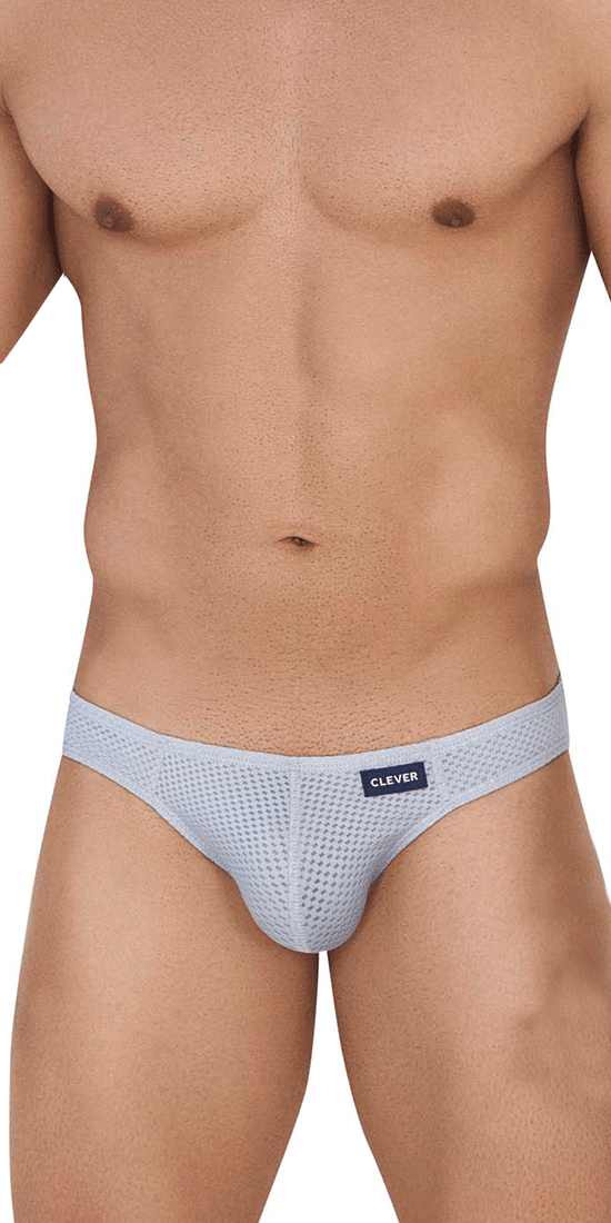 Male Power 409-282 S-naked Criss Cross Thong Silver-black