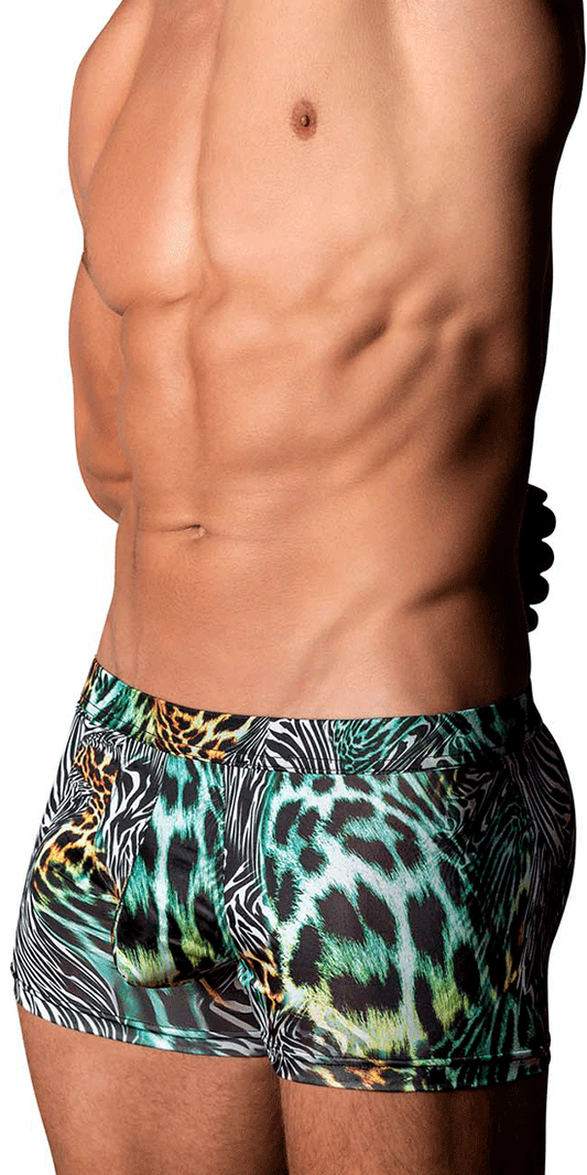 Male Power 143-295 Go Wild Uplift Mini Short Multi Animal