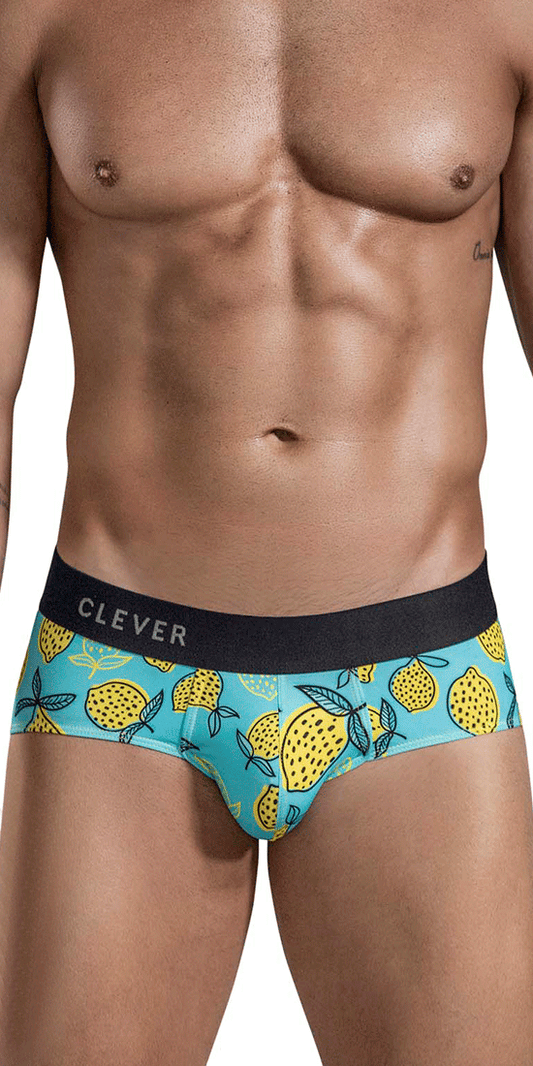 Clever 1687 Lemons Briefs Blue