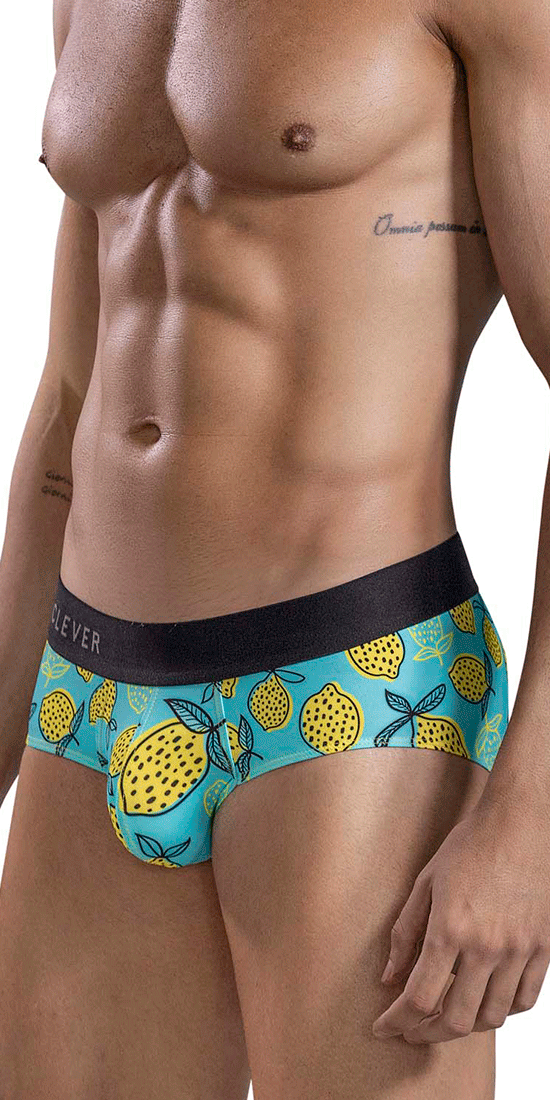 Clever 1687 Lemons Briefs Blue