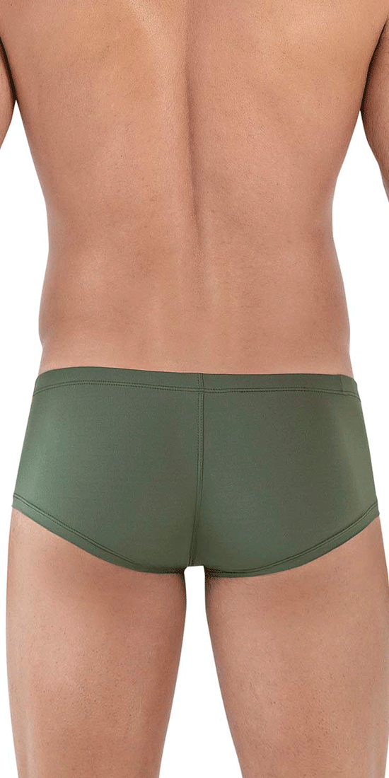 Clever 229934 3pk Australian Latin Trunks Olive Green-dark Green-green