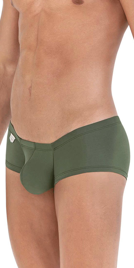 Clever 229934 3pk Australian Latin Trunks Olive Green-dark Green-green