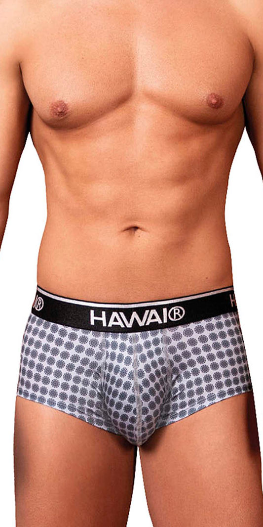 Hawai 42430 Printed Briefs Gray