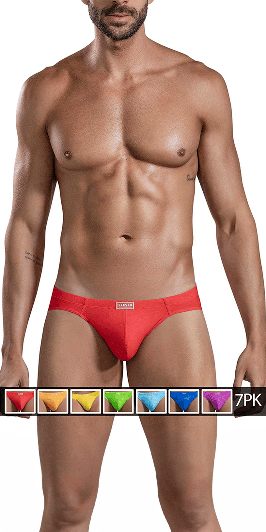 Clever 519967 7pk Briefs Multi-colored