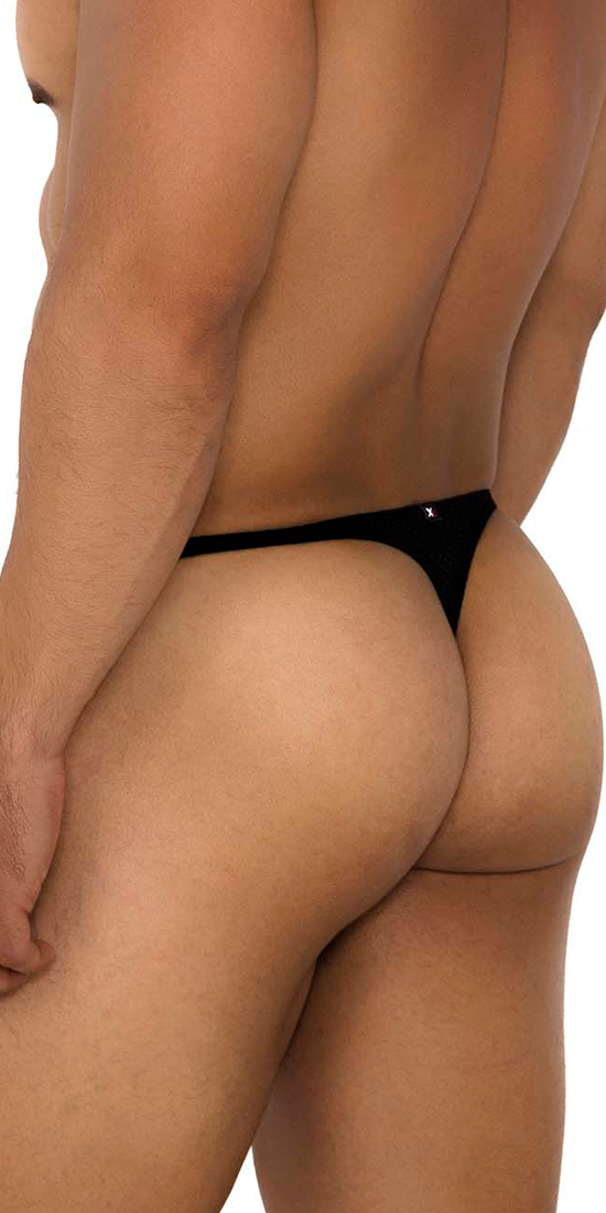 Xtremen 91185 Mesh Thongs Black