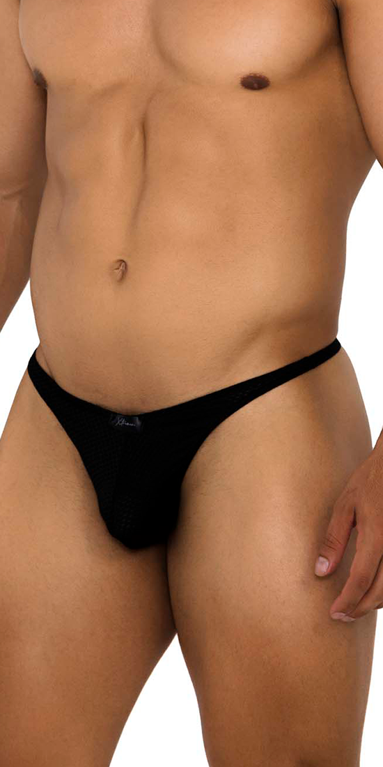 Xtremen 91185 Mesh Thongs Black