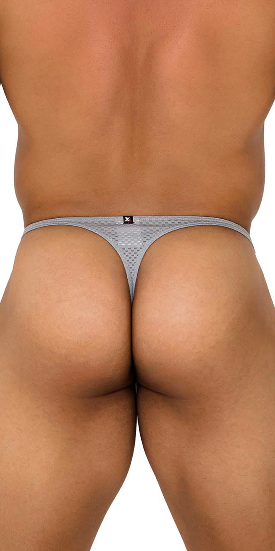 Xtremen 91185 Mesh Thongs Gray