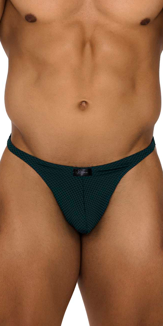 Xtremen 91185 Mesh Thongs Green