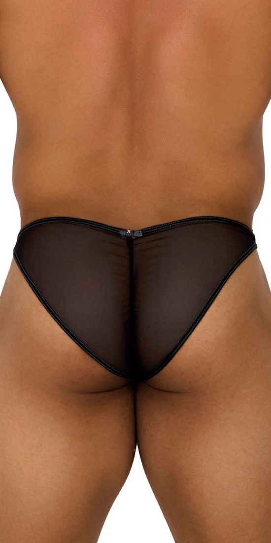 Xtremen 91187 Tulle Mesh Bikini Black