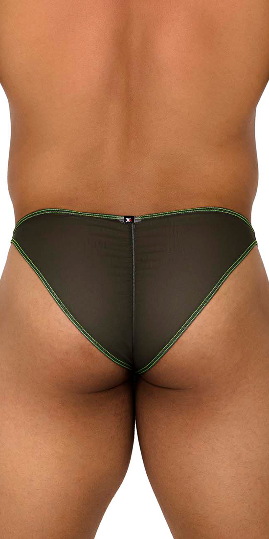 Xtremen 91187 Tulle Mesh Bikini Green