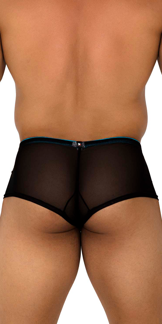 Xtremen 91188 Tulle Mesh Trunks Black