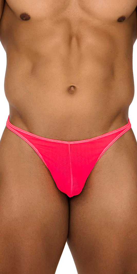 Xtremen 91189 Tulle Mesh Thongs Pink