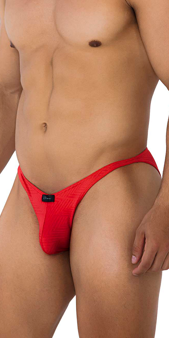 Xtremen 91192 Jacquard Bikini Red