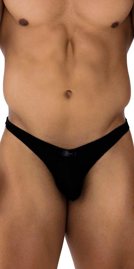 Xtremen 91198 Jacquard Thongs Black