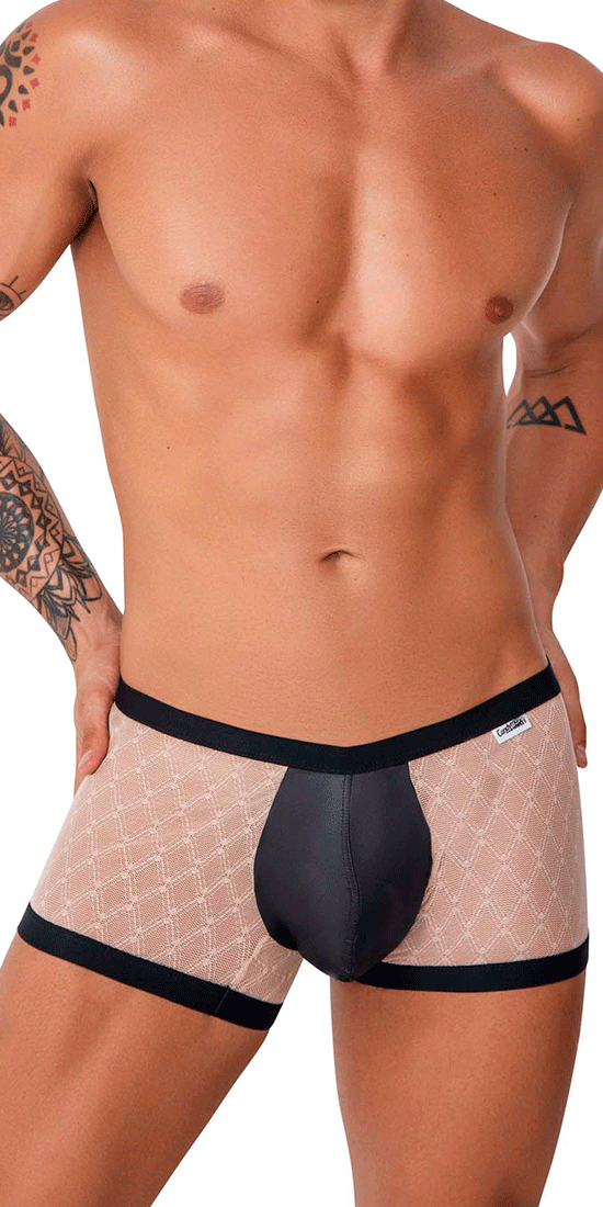 Candyman 99750 Lace Trunks Nude-black