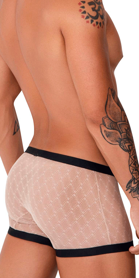 Candyman 99750 Lace Trunks Nude-black