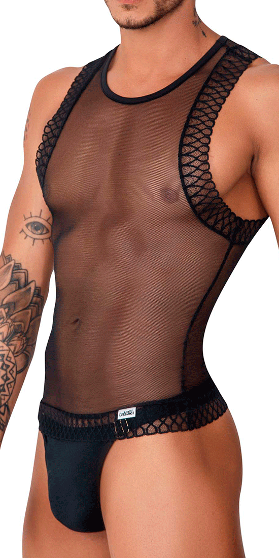 Candyman 99758 Mesh Tank Top Black