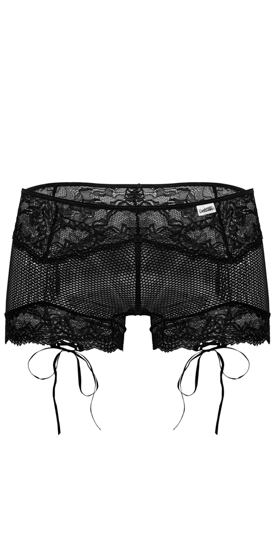 Candyman 99779 Mesh Lace Trunks Black