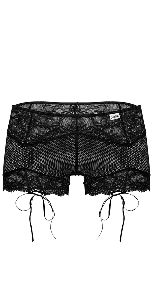 Candyman 99779 Mesh Lace Trunks Black