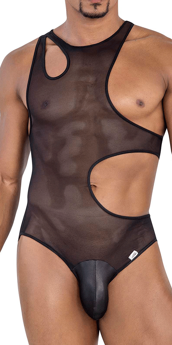 Candyman 99788 Mesh Bodysuit Black