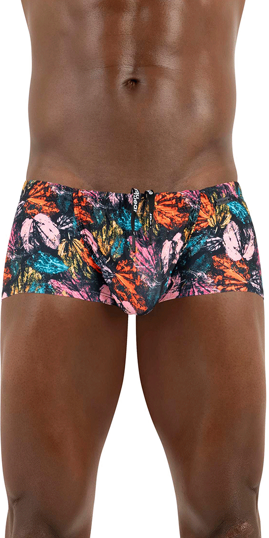 Ergowear Ew1696 Feel Sw Swim Trunks Pink Leaves