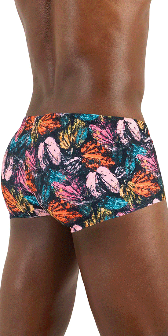 Ergowear Ew1696 Feel Sw Swim Trunks Pink Leaves