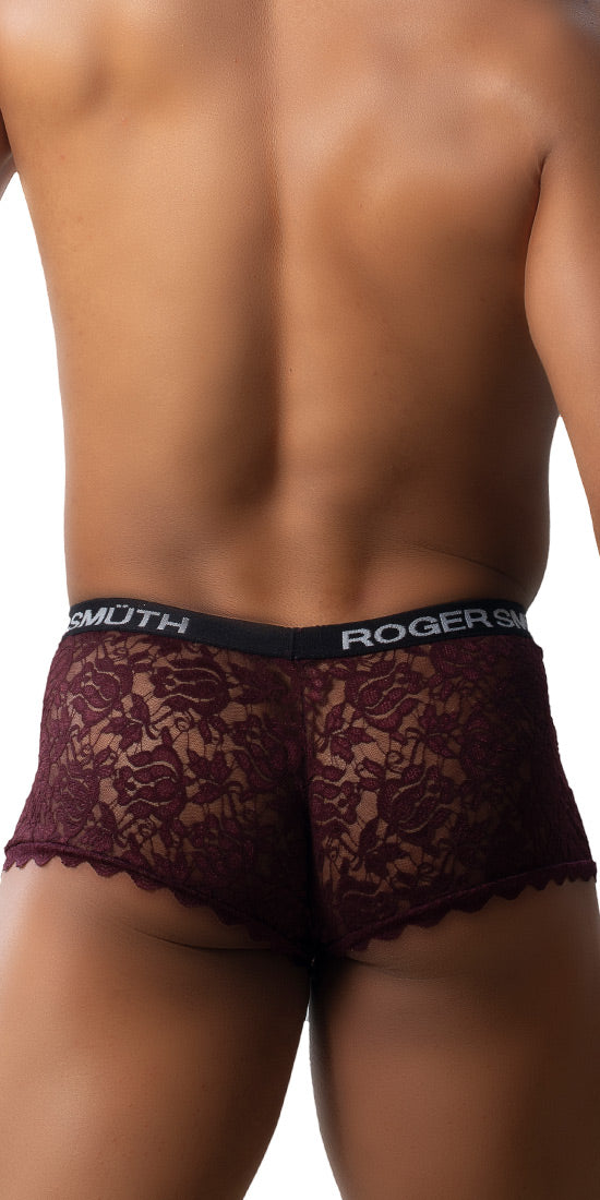 Roger Smuth Rs035 Transparent Trunks Burgundy