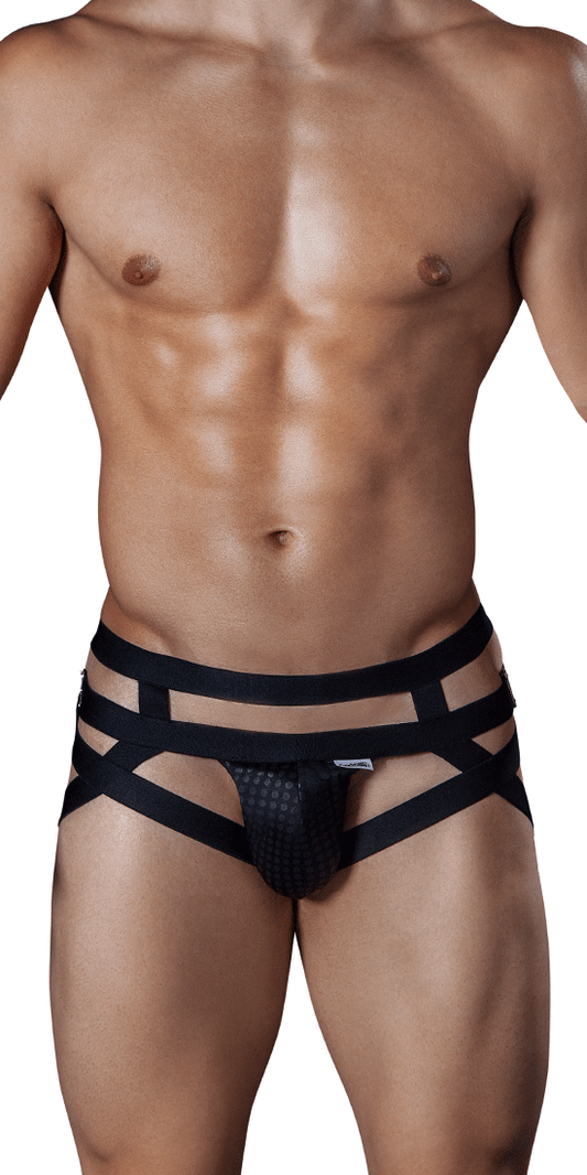 Gaiseeis Sexy Underwear Men Passion T-back Hole Underpant Red